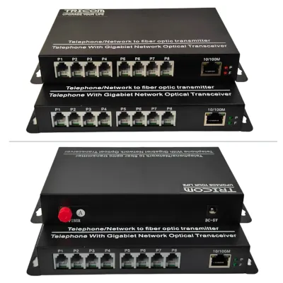 8 Channel RJ 11 OFC Extender