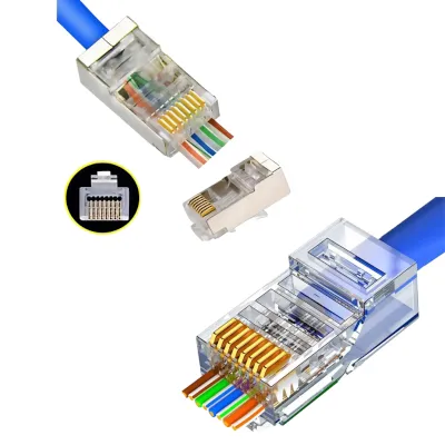  RJ45 Pass Through Connectors