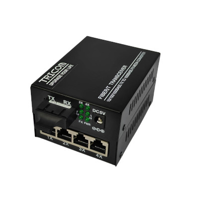  MC 4 RJ45 1 Fiber SMDF Giga