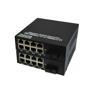   MC 8E + 1 Fiber SMSF (100 & 1000MBPS)