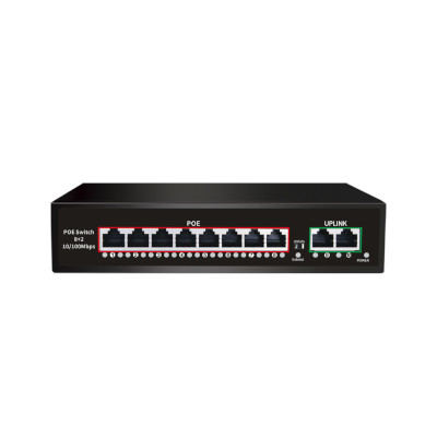 POE 8+2 (100MBPS)