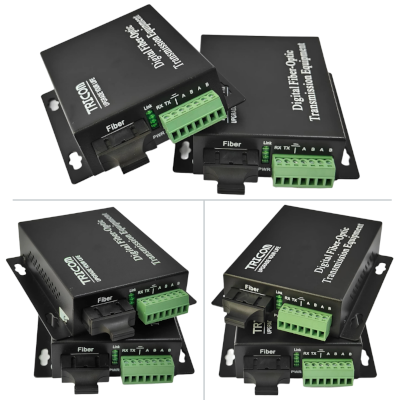 RS485 Single Mode Dual Fiber OFC Extender