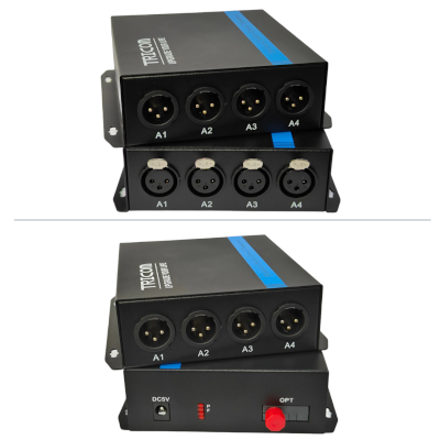  XLR Audio 4 Channel OFC Extender